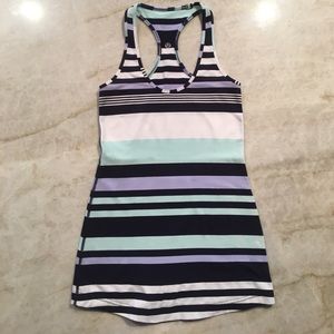 Stripped Cool Racerback