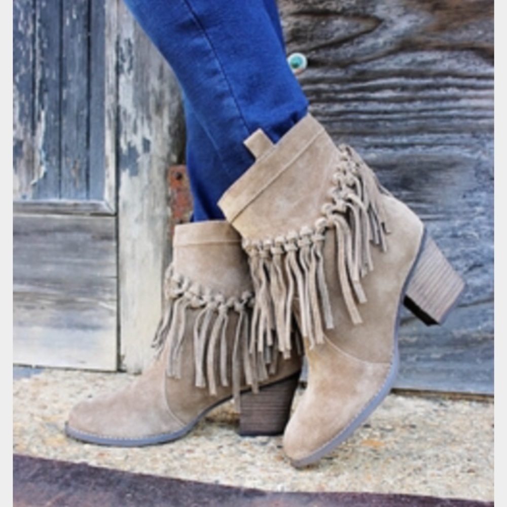 Sbicca "Sound" Fringe Bootie