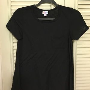EUC  solid black Xxs Lularoe Carly dress