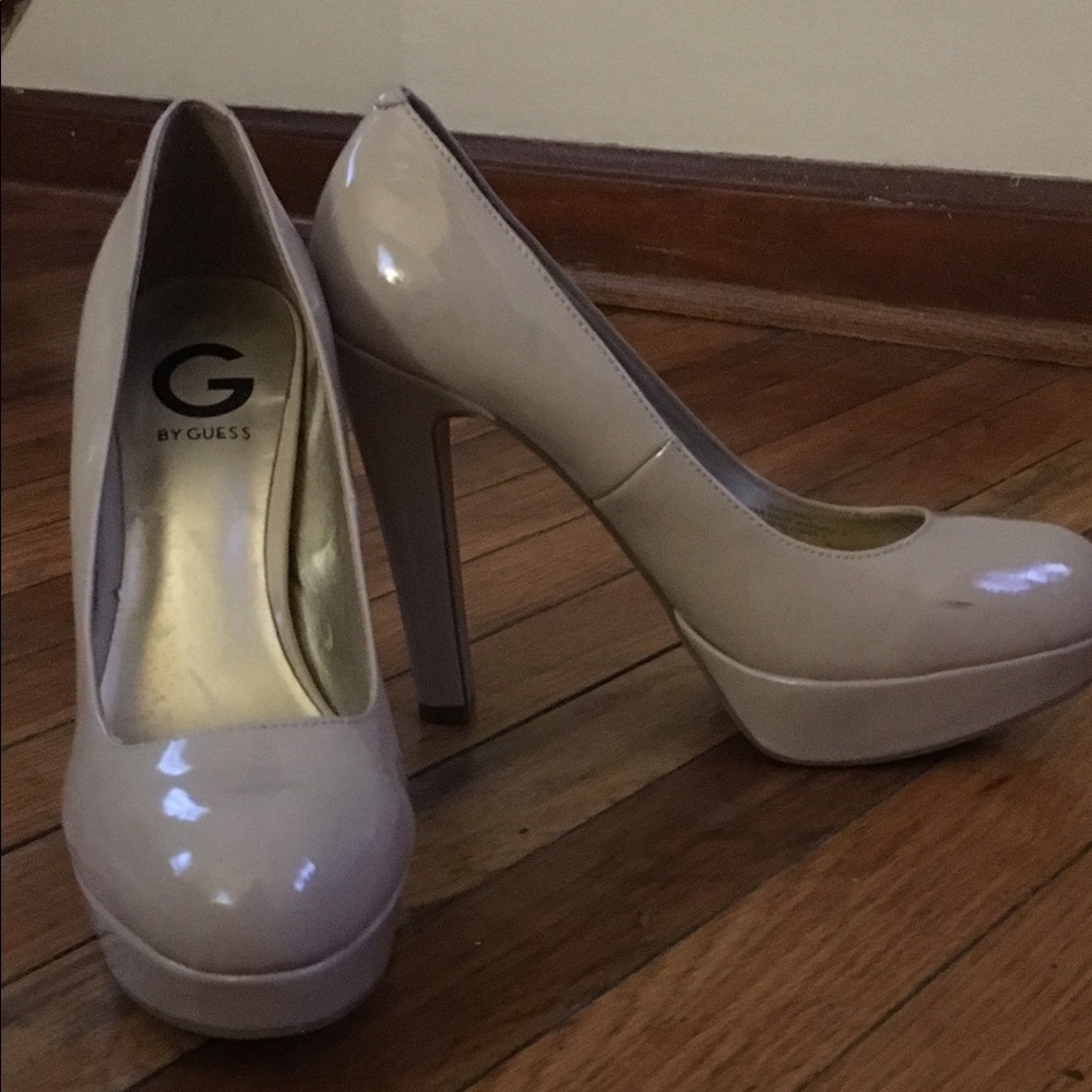 G by Guess platform pumps