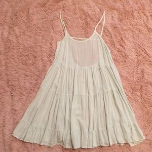 Low back summer dress