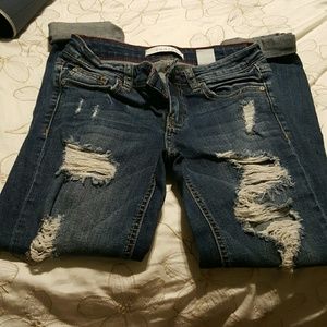 Boyfriend ankle jeans