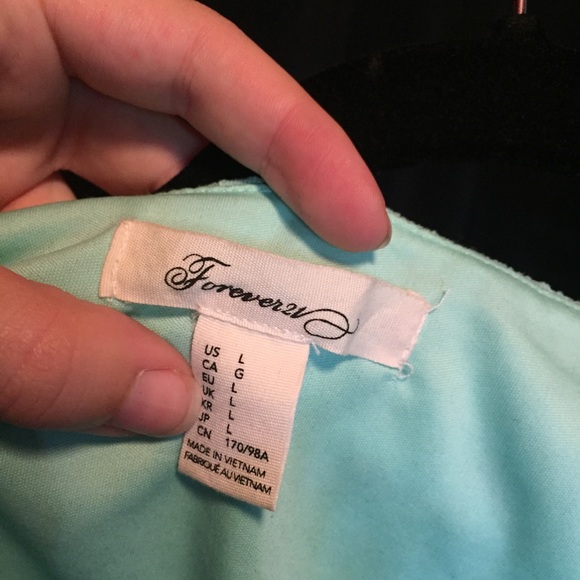 Blue crop top - Picture 3 of 3