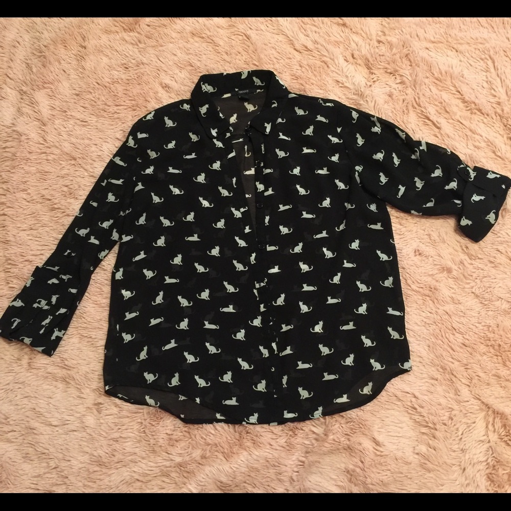 Cat lady blouse
