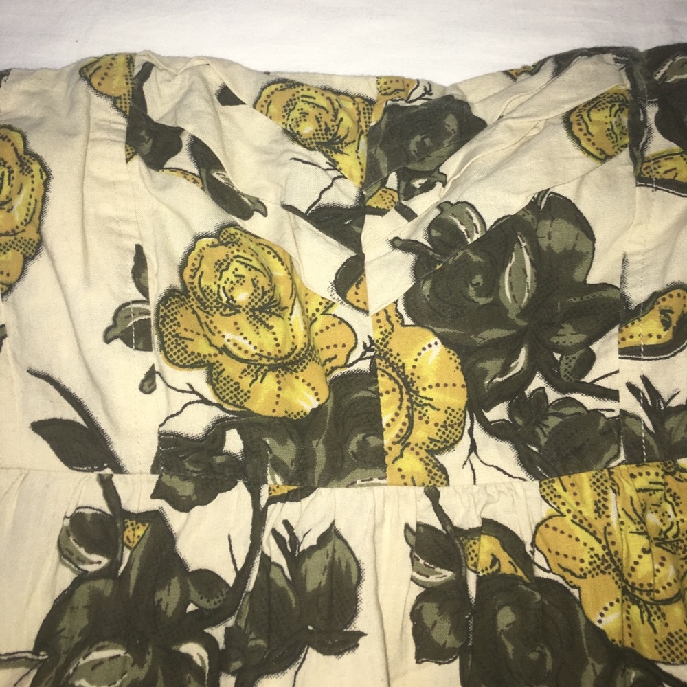 Vera Moda Vintage 🌼Rose 🌼Print Sundress - Picture 4 of 6