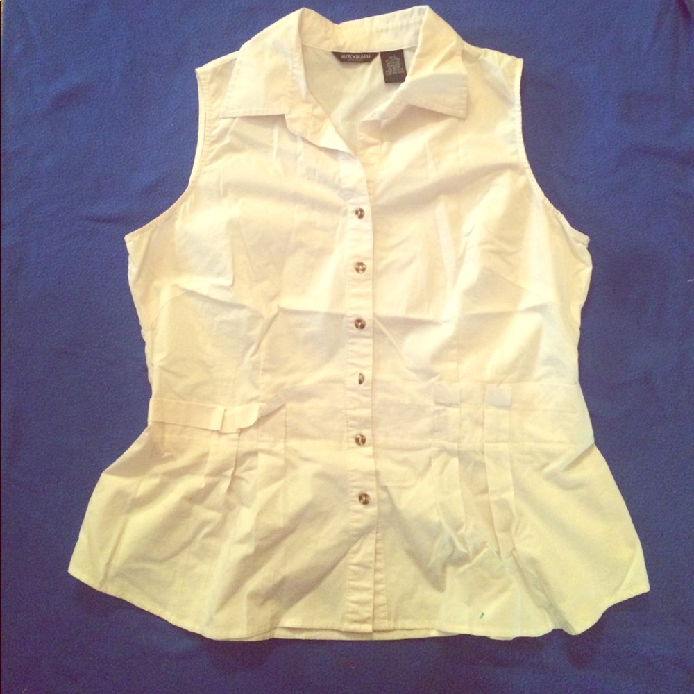 Dressy button down tank