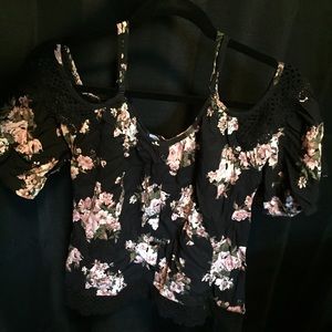 Tilly's off the shoulder floral top