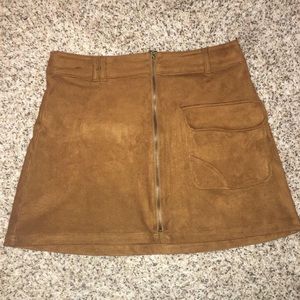 Forever 21 faux suede mini skirt