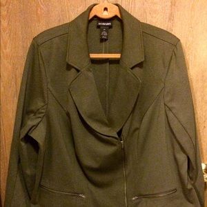 Two-piece Olive Colored Suit