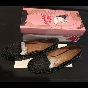 Jeffrey Campbell studded martini loafers