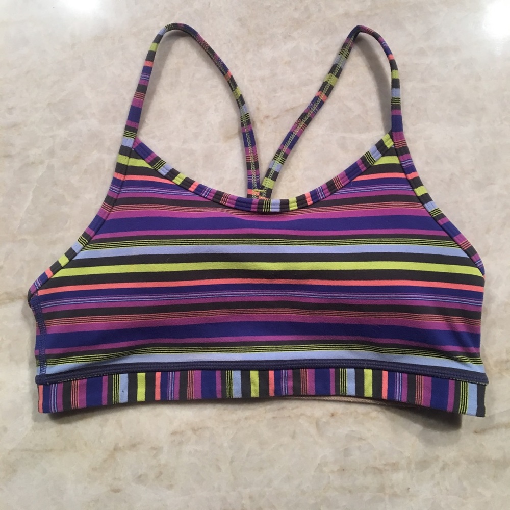 Stripped Flow Y bra