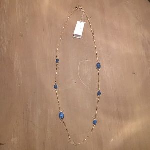 Kate Spade Blue Shimmer Stone Necklace