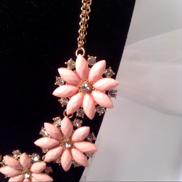 Pink Rhinestone Necklace Set-FINAL PRICE - Picture 2 of 5