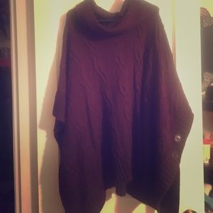 New York and Company Sweater Poncho/Tunic