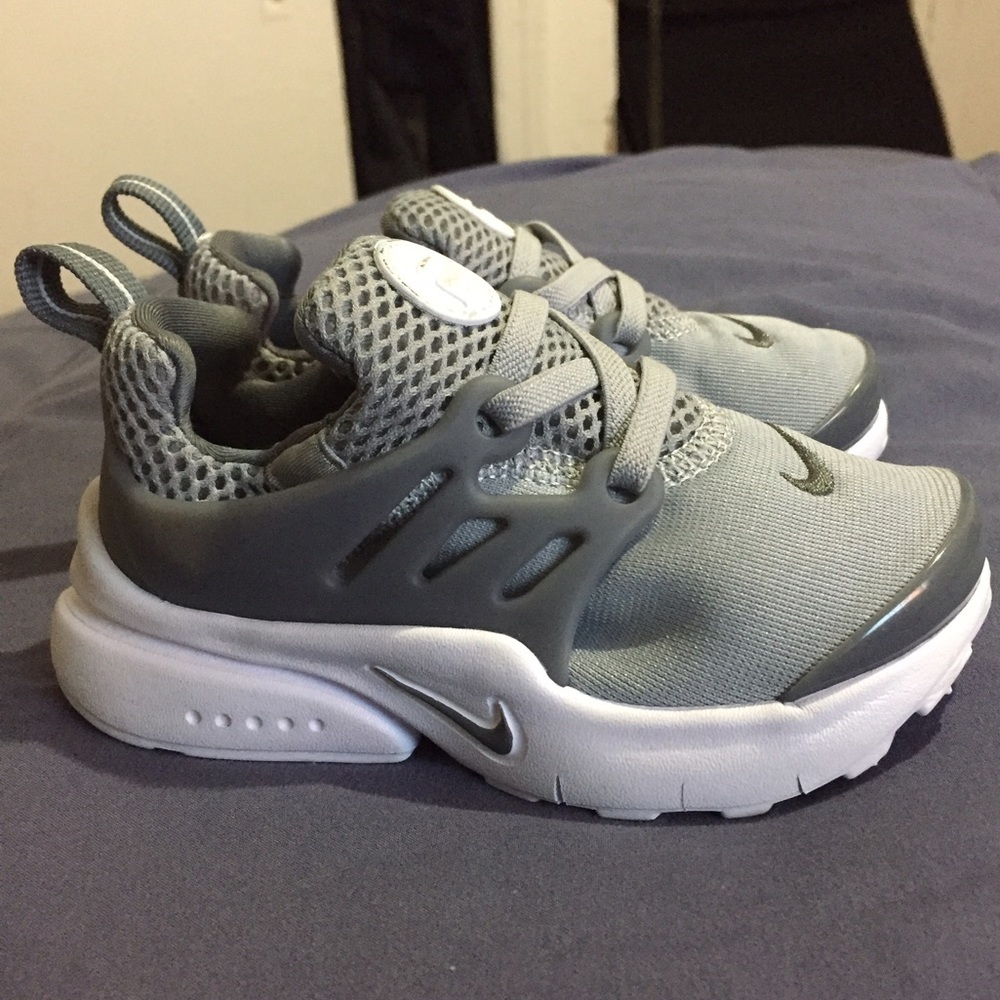 Grey Presto Nike toddler sneakers