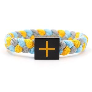 Positivity Bracelet - Grey/Teal/Orange | MSRP $15