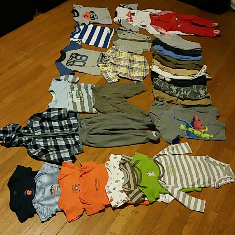 Bundle Baby Boy Clothes, Size 9 Months