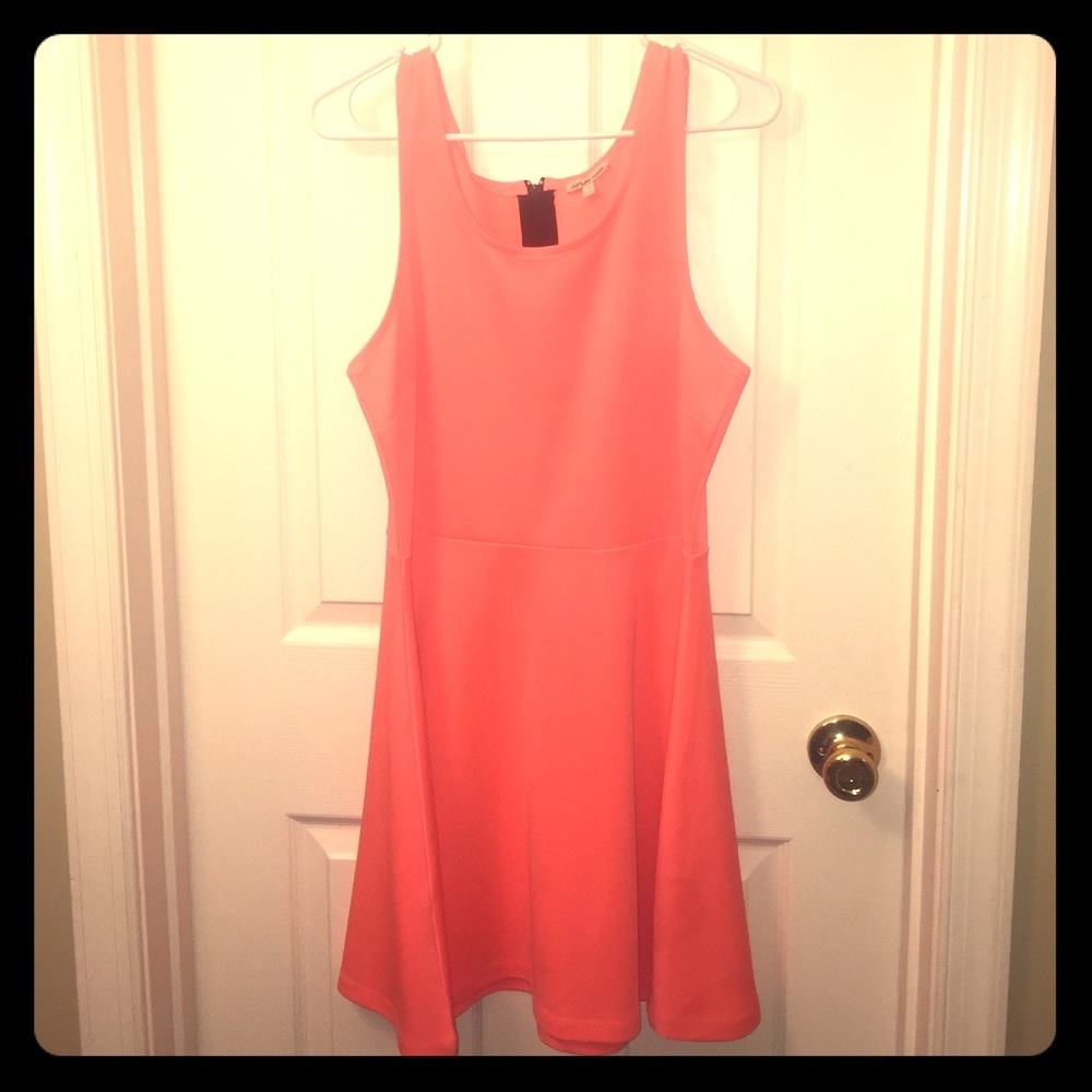Pink peach dress