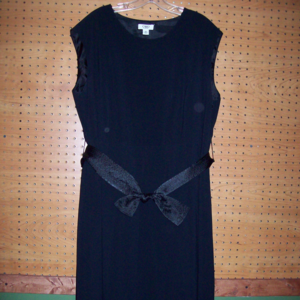 Black sleeveless dress