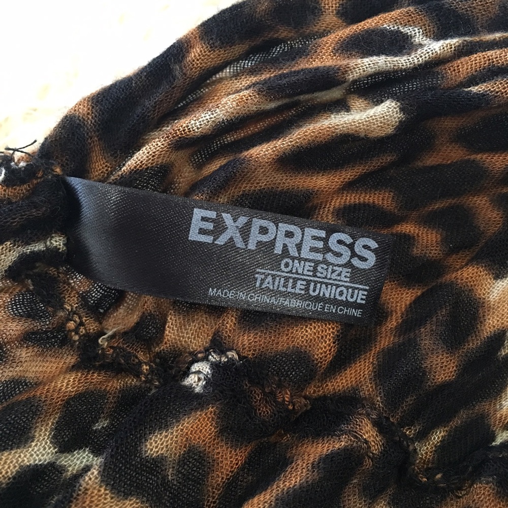 Express Leopard Infinity Scarf - Picture 2 of 2