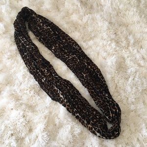 Express Leopard Infinity Scarf