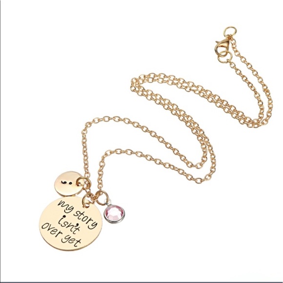 ; My Story Isn't Over Yet with Charm Gold Necklace - Picture 3 of 3