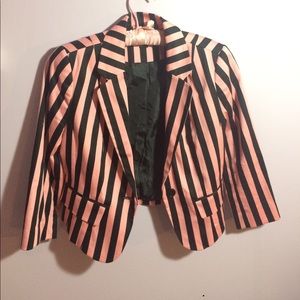 Forever 21 Pink/Black Blazer