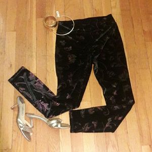 Burnout Velvet Leggings