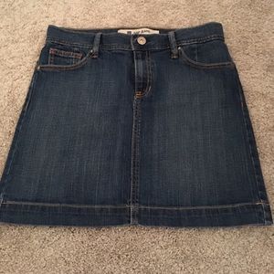 EUC GAP jeans mini skirt, size 4