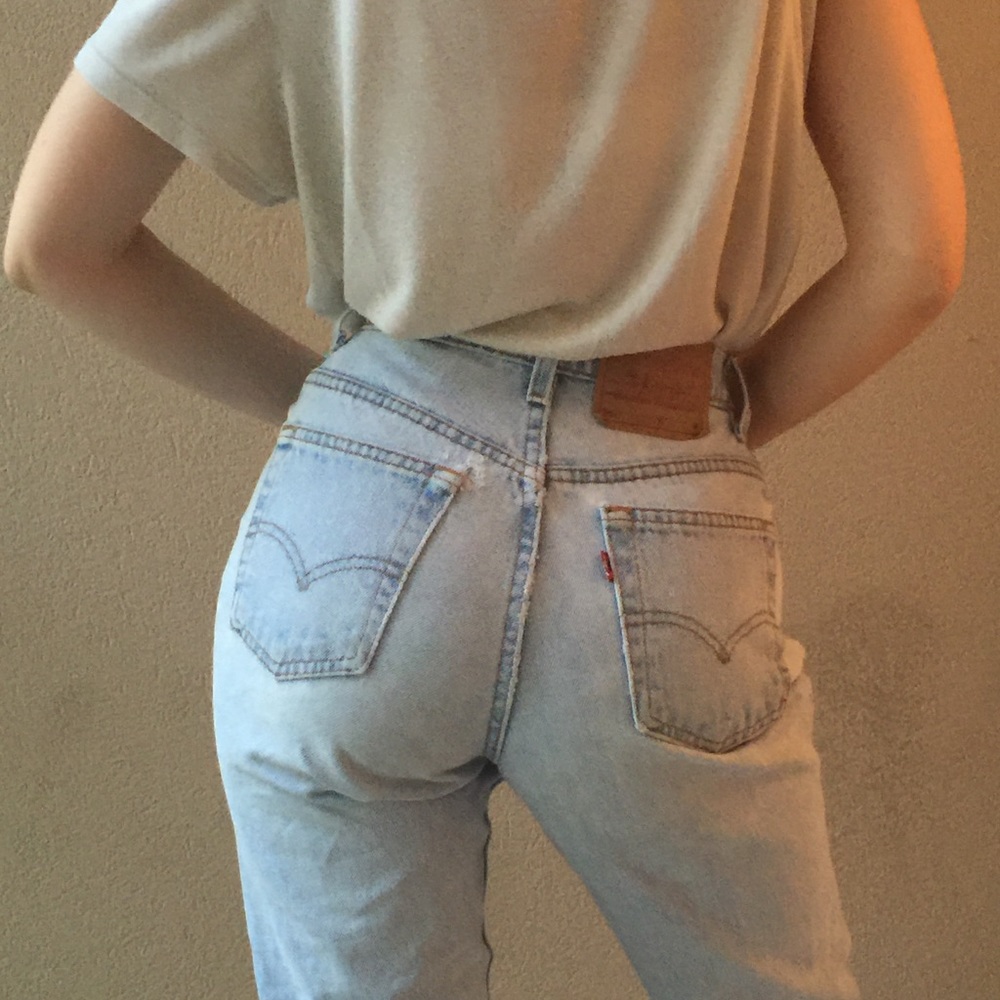 Levi's 550 high waisted jeans