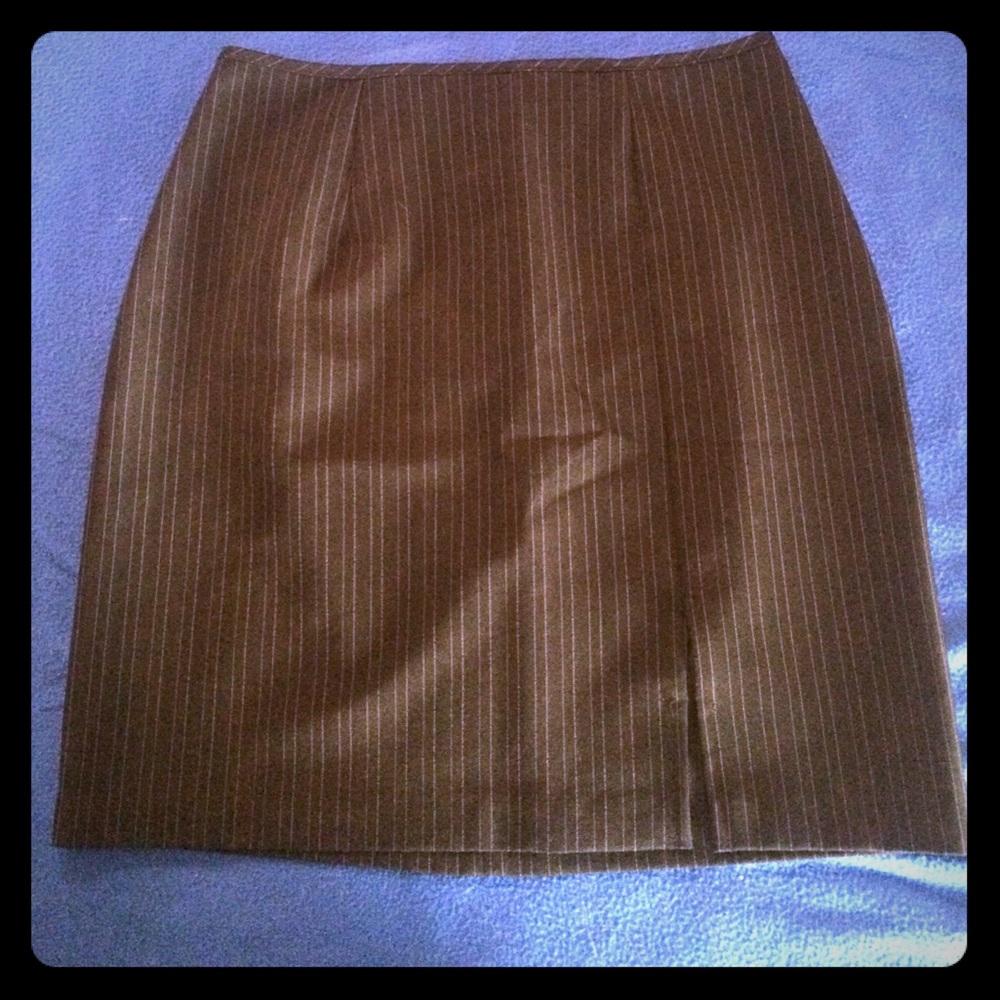 Pinstripe skirt