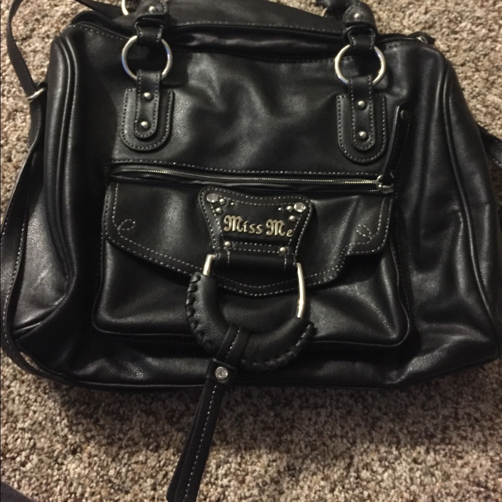 Black miss me purse