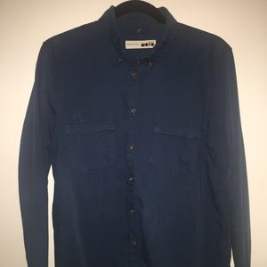 Dark Blue Button Up