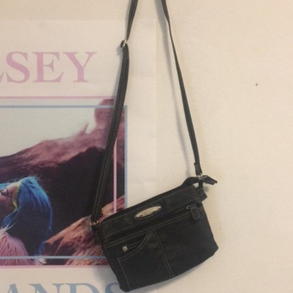 Small Black Leather Crossbody