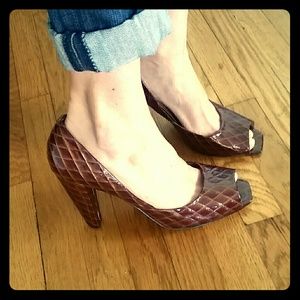 NWT Enzo Angiolini EAGEMMA Patent Leather Heels