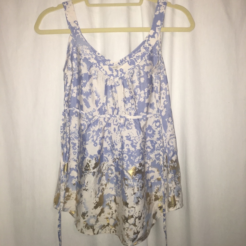 Urban Outfitters Blue & Gold Top