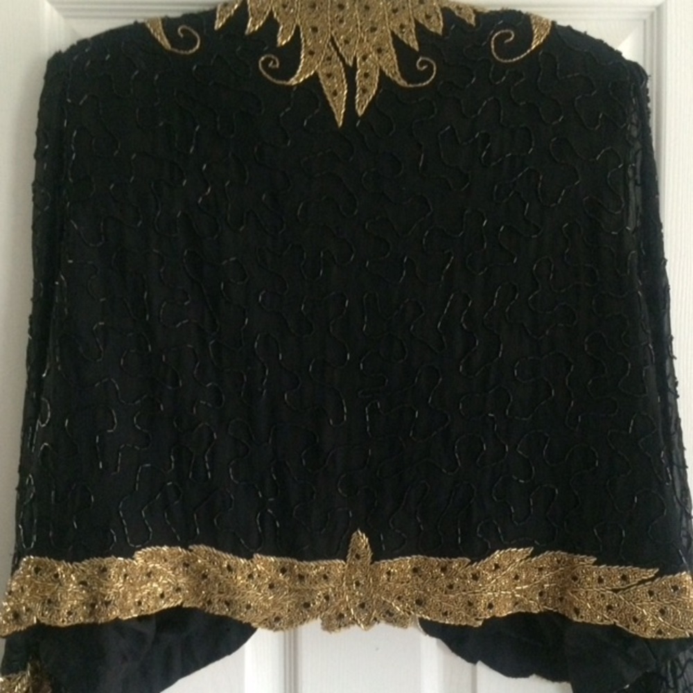 Selling a hand beaded, sequenced Hazur jacket
