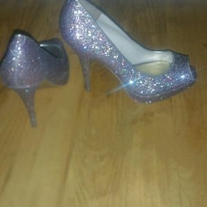 Steve Madden glitter heels