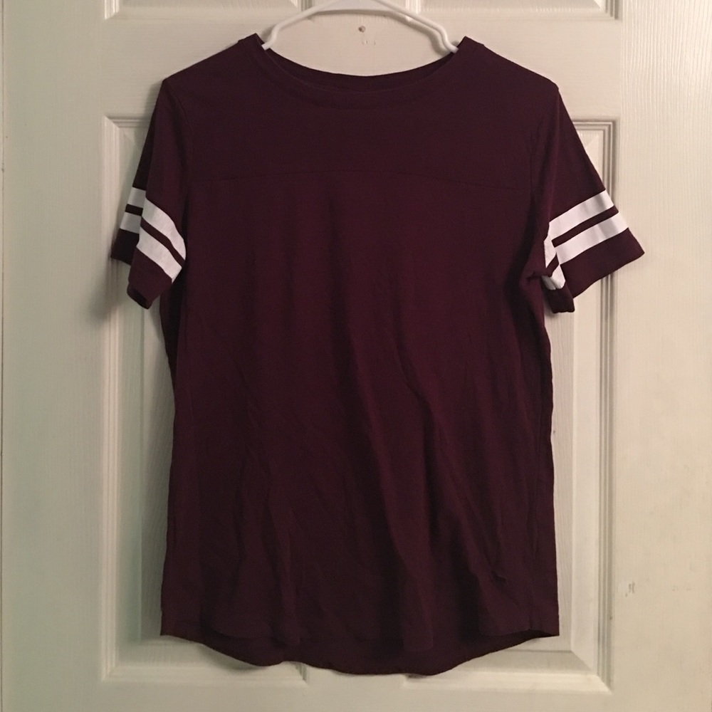 Maroon PINK Victoria's Secret Tee.