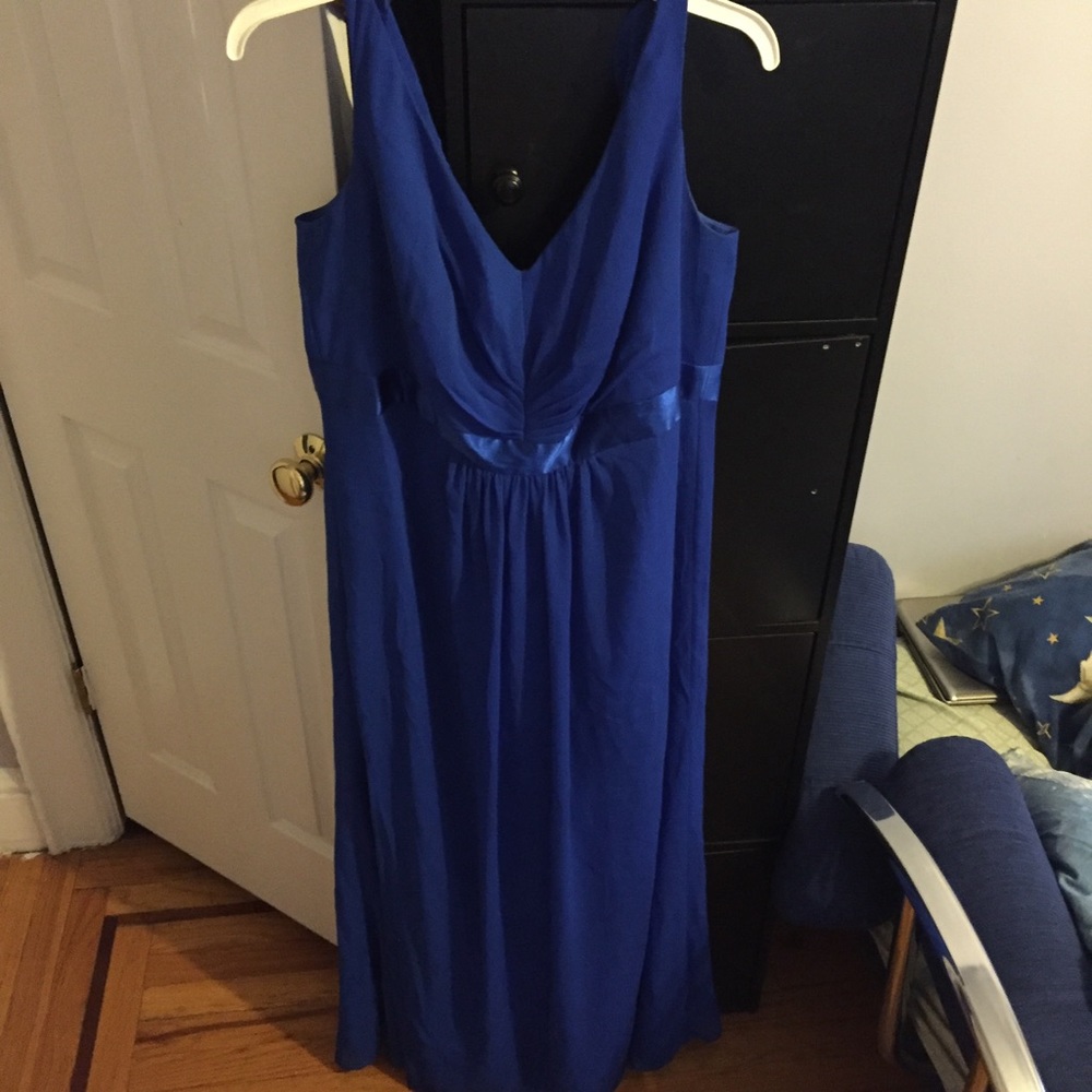 Navy blue bridesmaid dress