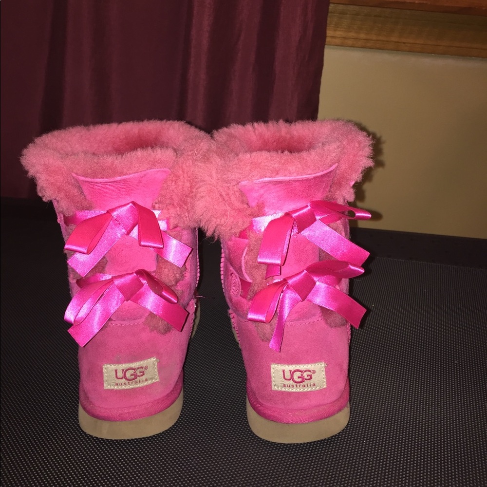 Pink Bailey Bow UGGS