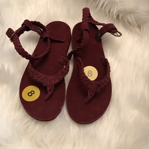 NWOB Zinfandel suede braided  teva - Picture 3 of 4