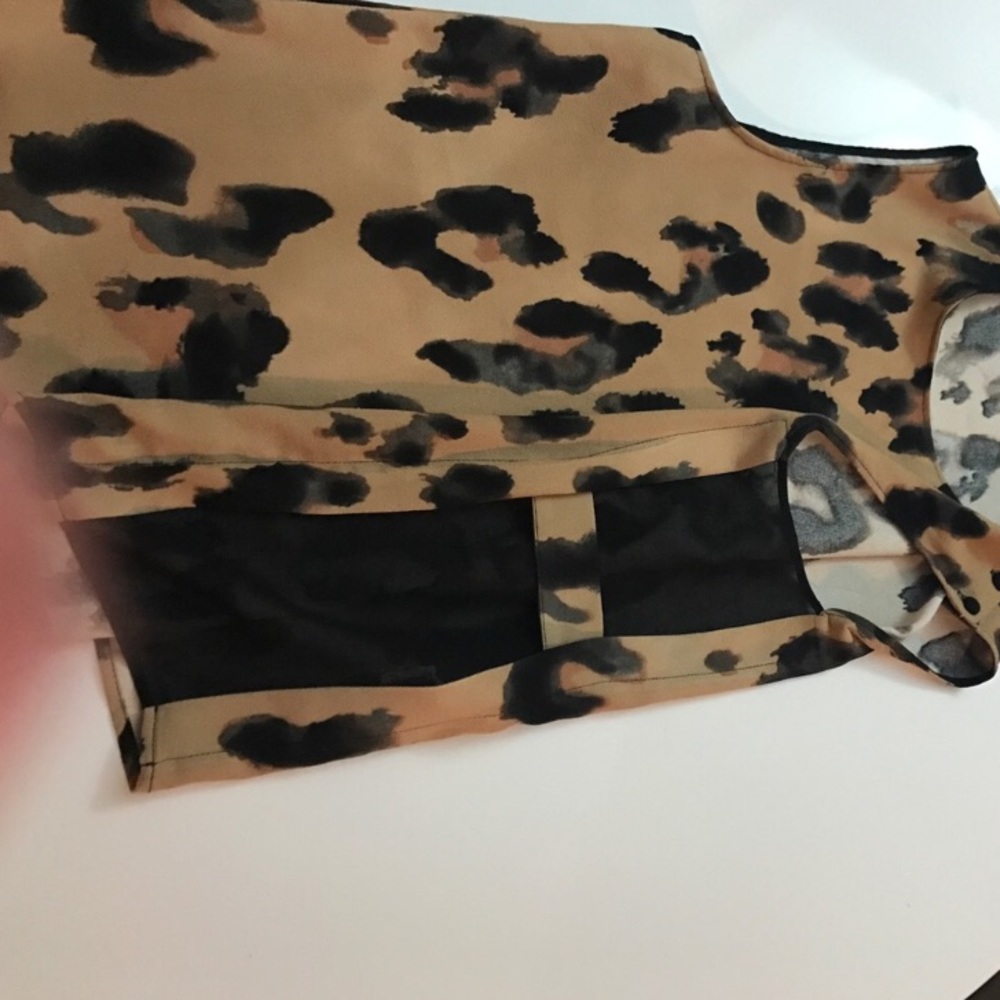 Zara Animal Print Top - Picture 2 of 2