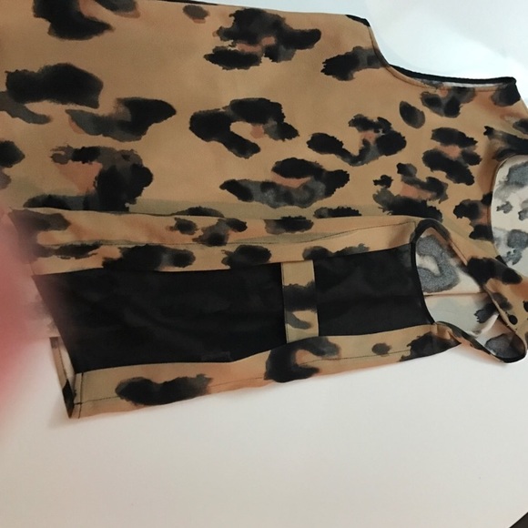 Zara Animal Print Top - Picture 2 of 2