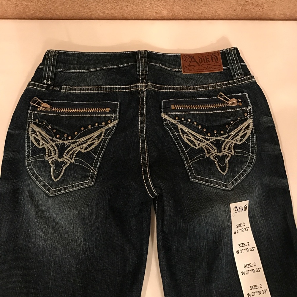 NWT ADIKTD BOOTCUT JEANS