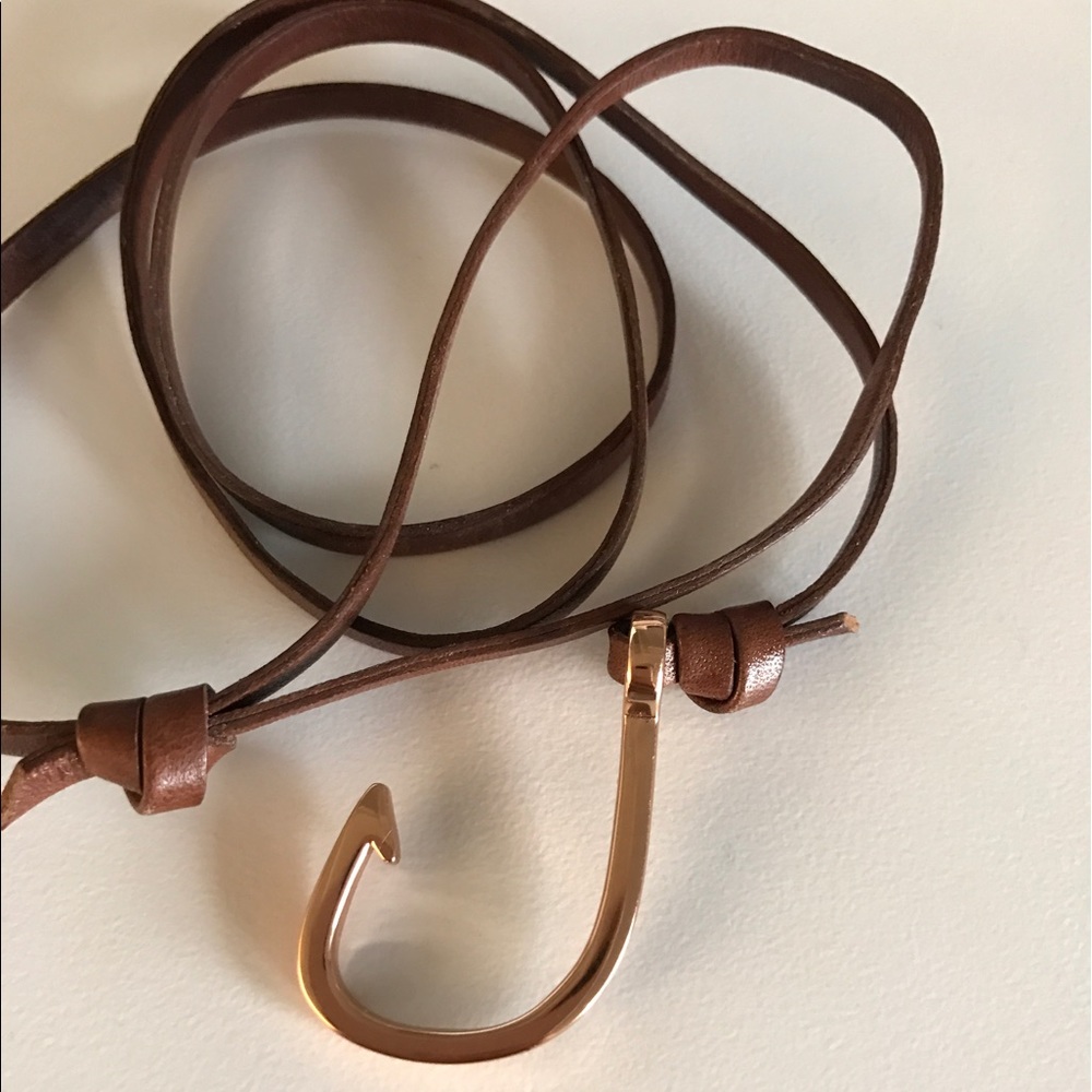 Like-new Miansai wrap bracelet w/ gold hook