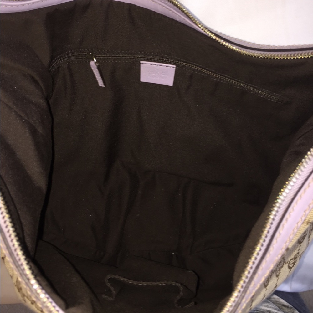 Authentic Gucci "Princy" Hobo Bag -lavender canvas - Picture 8 of 8