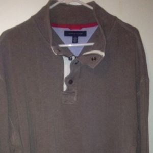 Dark Tan Mens Tommy Hilfiger Sweater