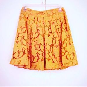 Yellow Loft Lace Skirt