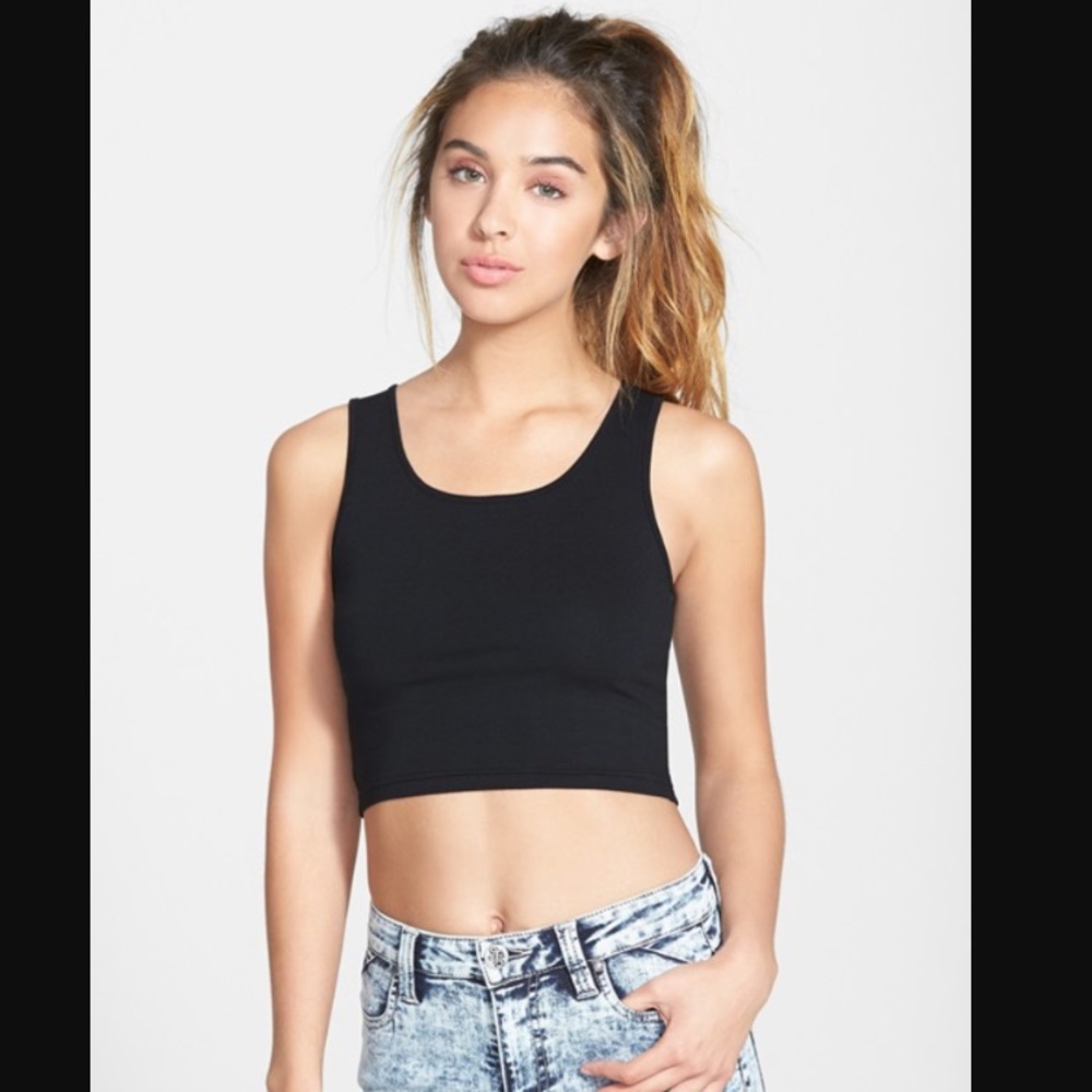 HP🌟Black bp crop top